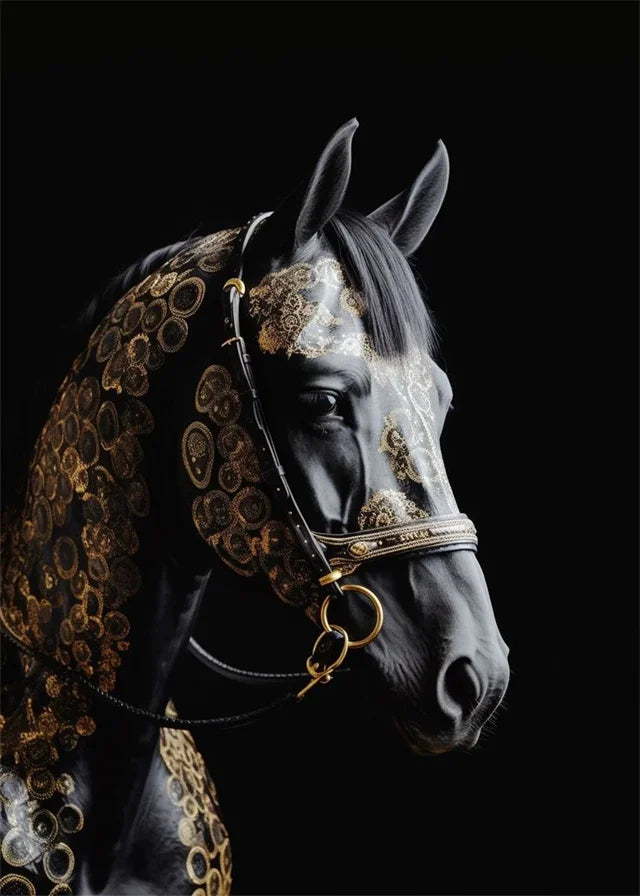 Black & Gold Animals Collection - Canvas & Curio