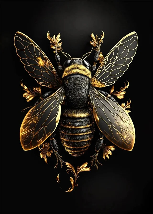 Black & Gold Animals Collection - Canvas & Curio