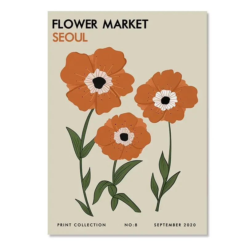 Yayoi Kusama Flower Collection - Canvas & Curio