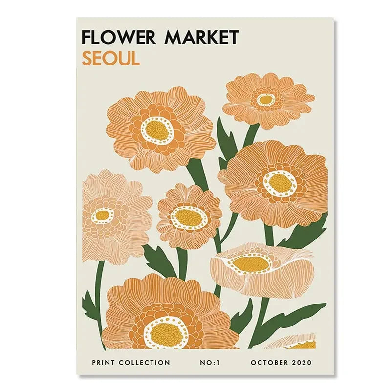 Yayoi Kusama Flower Collection - Canvas & Curio