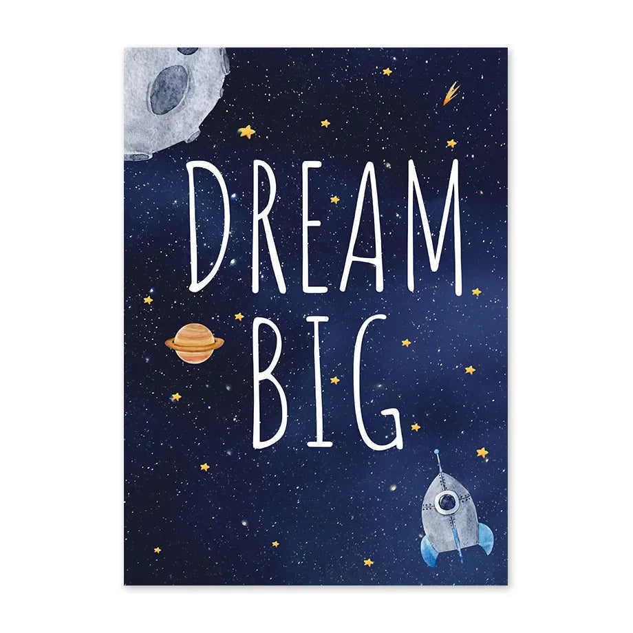 Little Astronauts Collection - Canvas & Curio