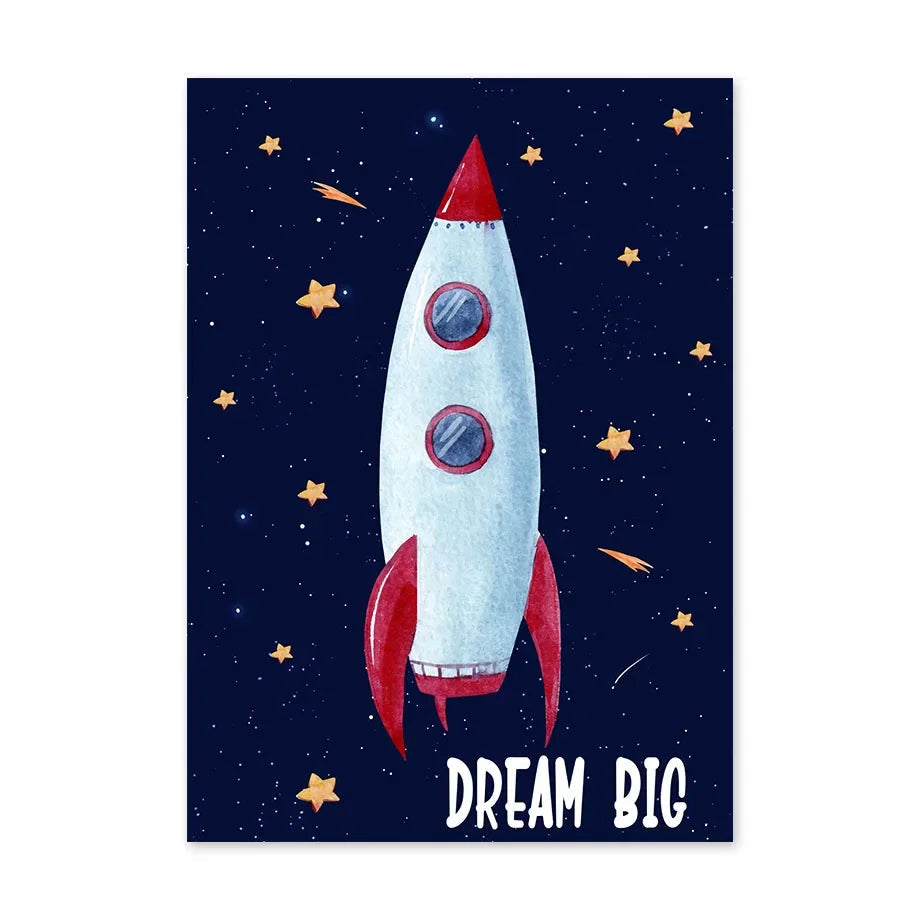 Little Astronauts Collection - Canvas & Curio