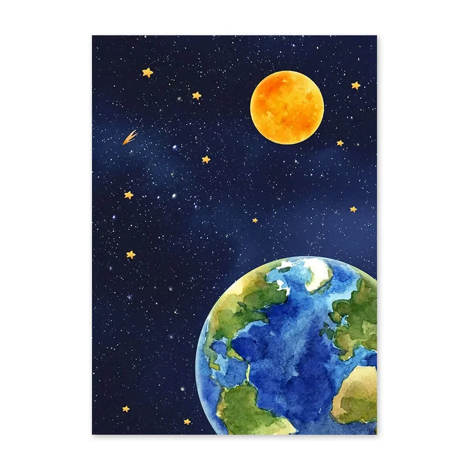 Little Astronauts Collection - Canvas & Curio