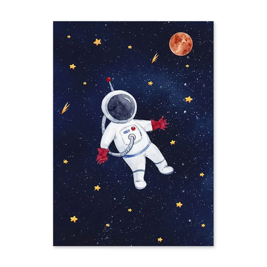 Little Astronauts Collection - Canvas & Curio