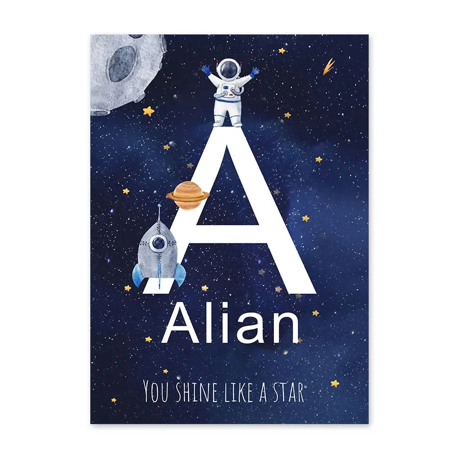 Little Astronauts Collection - Canvas & Curio