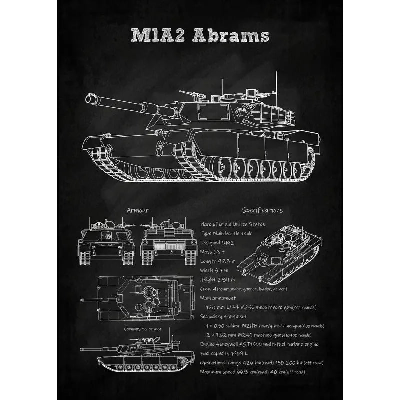 Tanks Blueprint Collection - Canvas & Curio