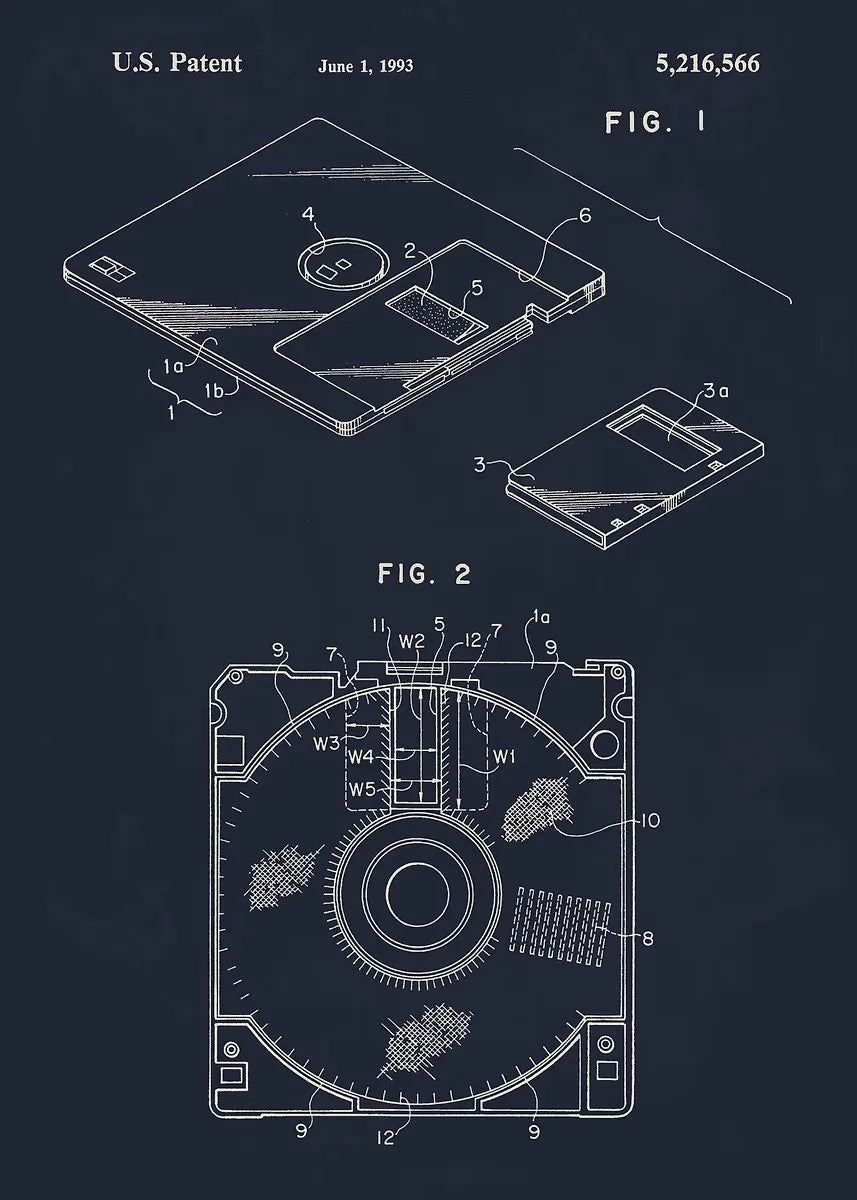 Tech Blueprint Collection II - Canvas & Curio
