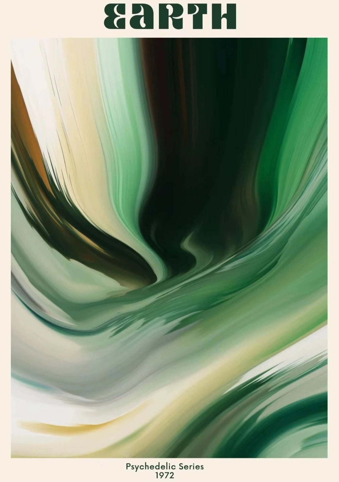 Album cover with swirling green and brown design and 'Earth' text at the top.