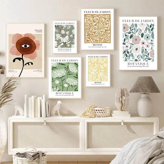 Abstract Botanicals Art Collection - Canvas & Curio Canvas & Curio