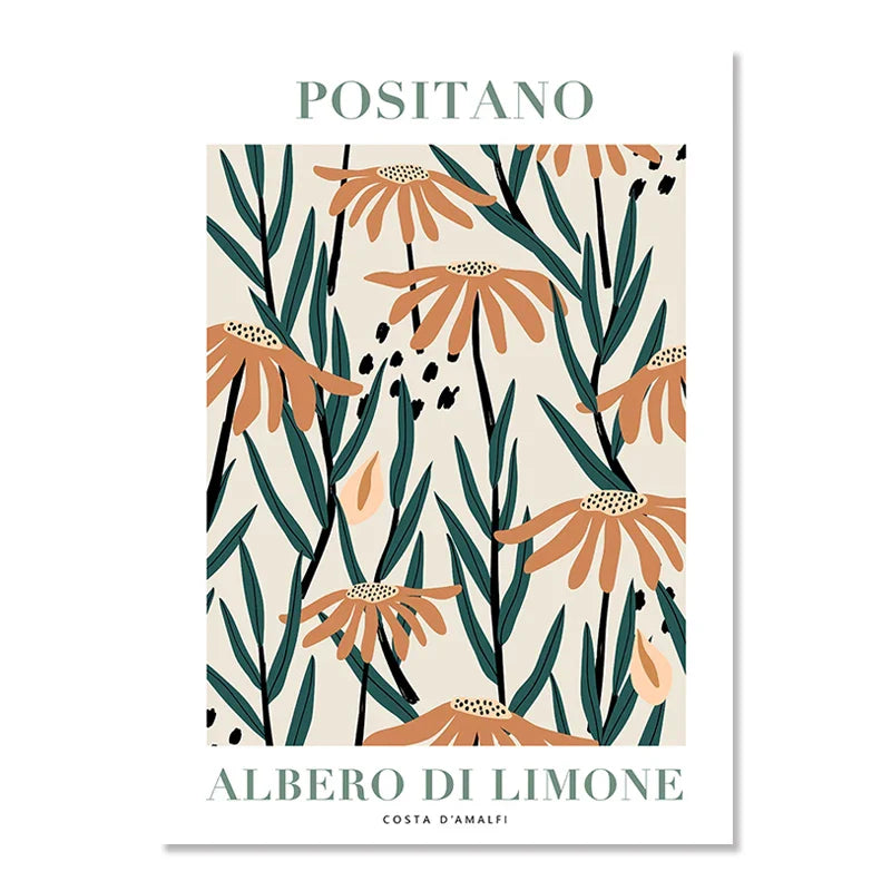 Abstract Botanicals Art Collection - Canvas & Curio