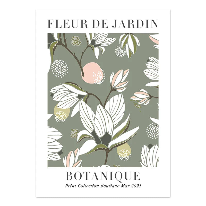 Abstract Botanicals Art Collection - Canvas & Curio