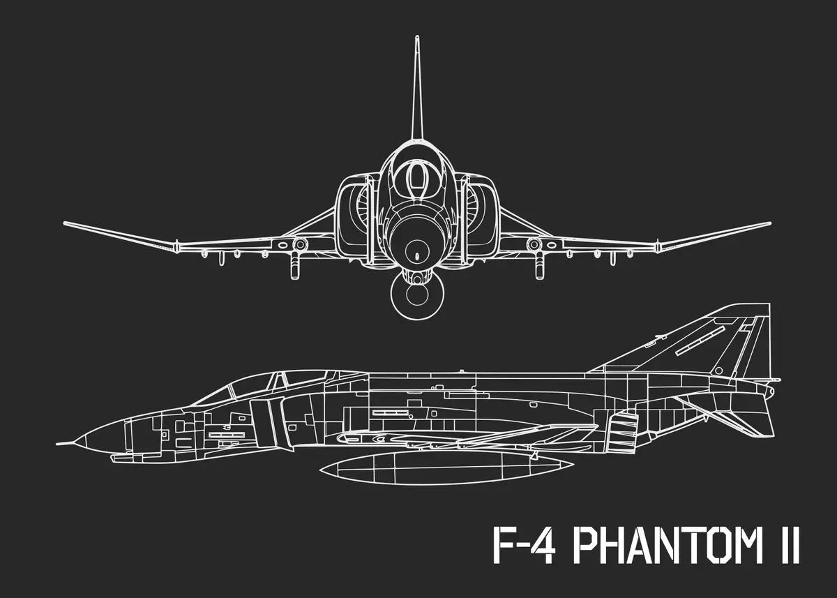 Aircraft Blueprint Collection - Canvas & Curio