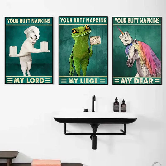 Bathroom Beasties Collection - Canvas & Curio Canvas & Curio