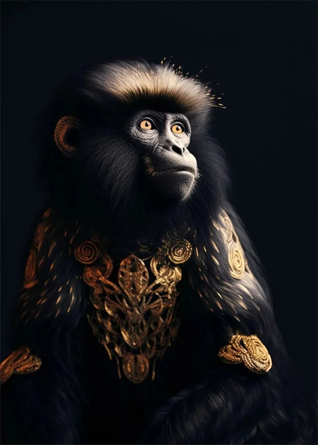 Black & Gold Animals Collection - Canvas & Curio