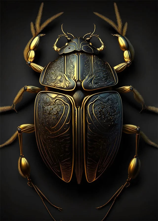 Black & Gold Animals Collection - Canvas & Curio