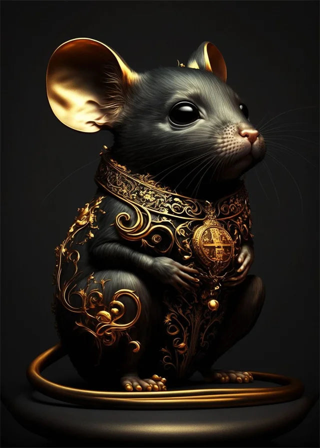 Black & Gold Animals Collection II - Canvas & Curio
