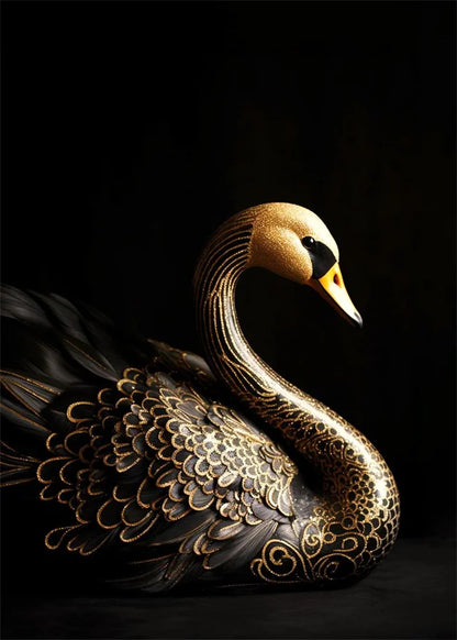 Black & Gold Animals Collection II - Canvas & Curio