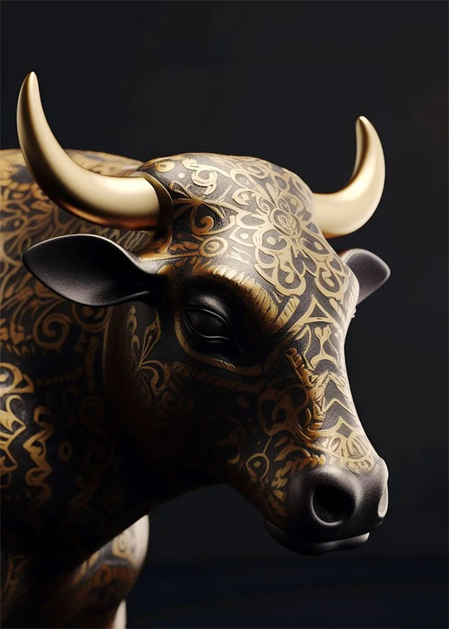 Black & Gold Animals Collection II - Canvas & Curio