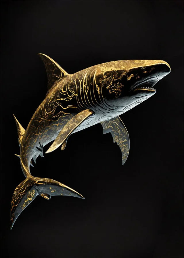 Black & Gold Animals Collection II - Canvas & Curio