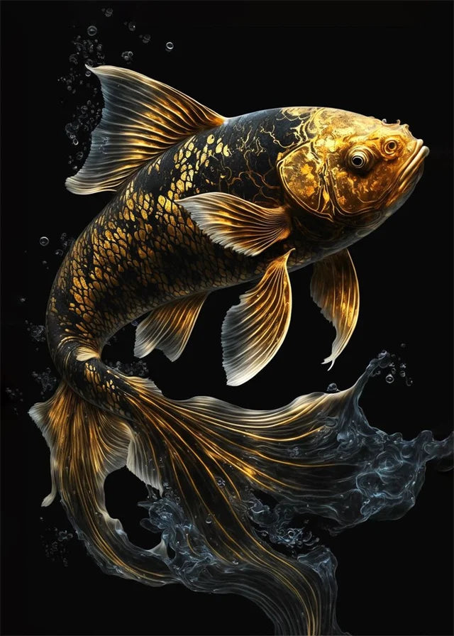 Black & Gold Animals Collection II - Canvas & Curio