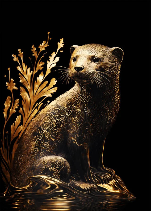 Black & Gold Animals Collection II - Canvas & Curio