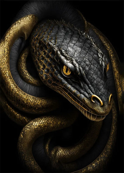 Black & Gold Animals Collection II - Canvas & Curio