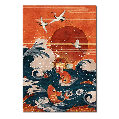 Crane & Sun Collection - Canvas & Curio