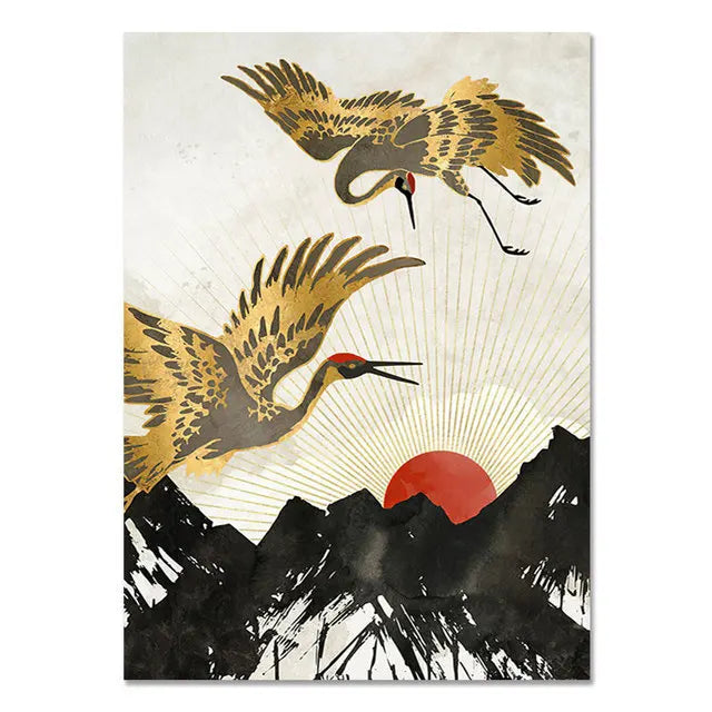 Crane & Sun Collection - Canvas & Curio