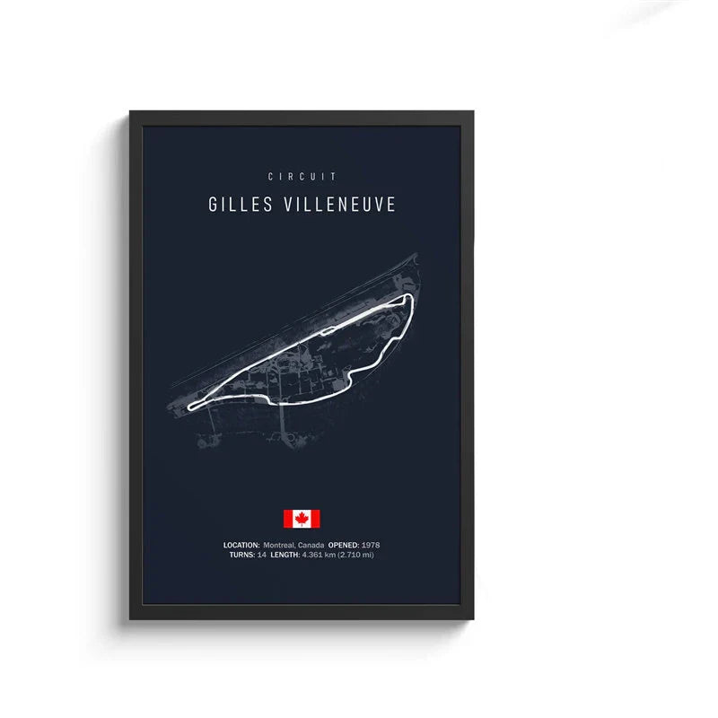 F1 Circuit Collection - Canvas & Curio