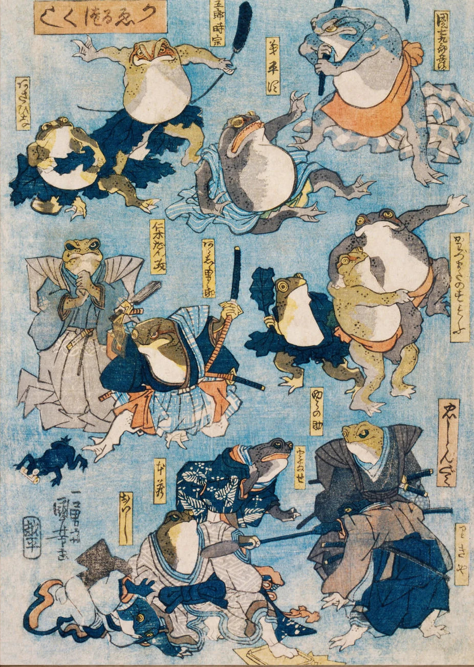 Hokusai Blue Waves Collection - Canvas & Curio