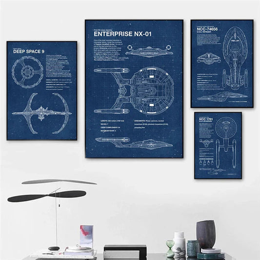Star Trek Blueprint Collection - Canvas & Curio Canvas & Curio
