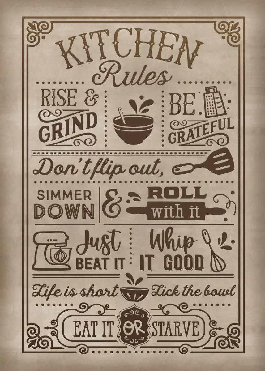 Kitchen Wisdom Collection - Canvas & Curio
