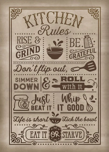 Kitchen Wisdom Collection - Canvas & Curio