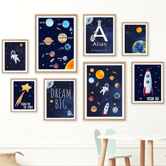 Little Astronauts Collection - Canvas & Curio Canvas & Curio