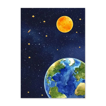 Little Astronauts Collection - Canvas & Curio