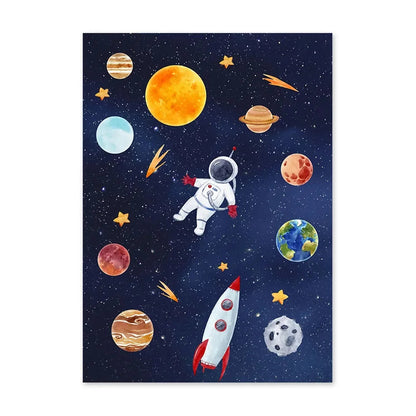 Little Astronauts Collection - Canvas & Curio
