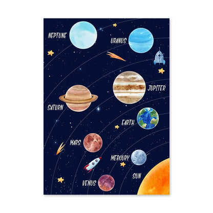 Little Astronauts Collection - Canvas & Curio