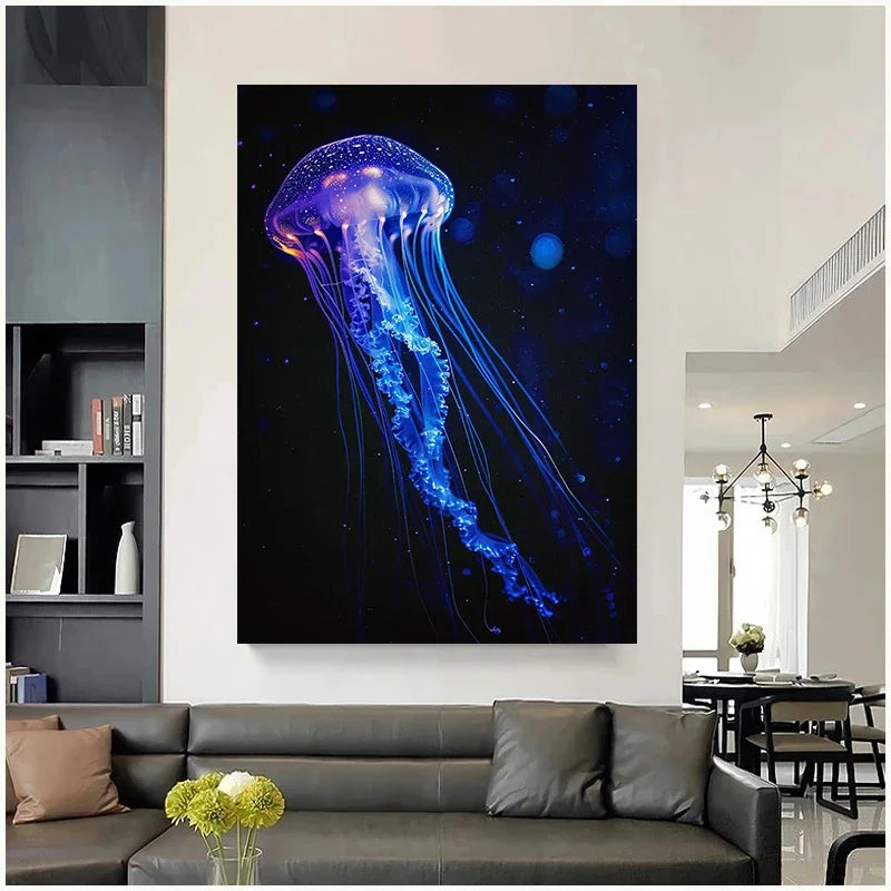 Luminous Jellyfish Collection - Canvas & Curio