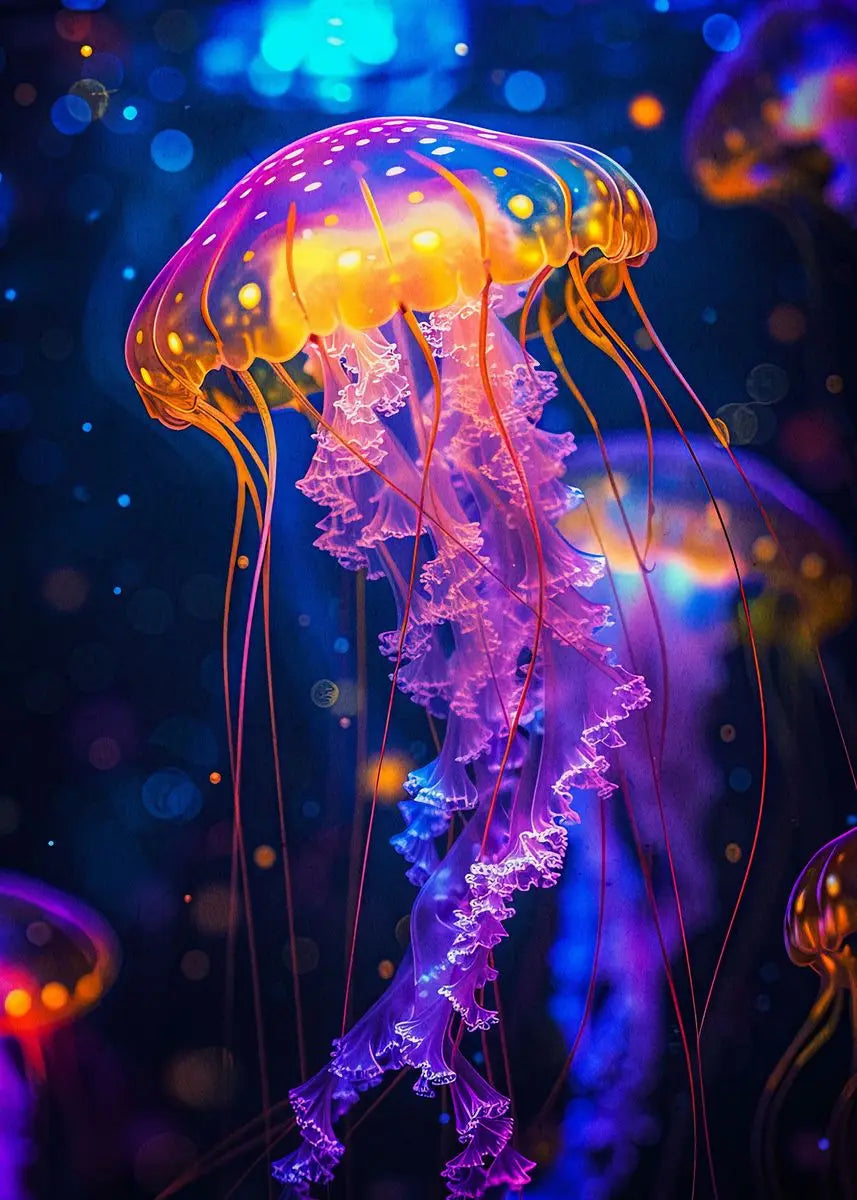 Luminous Jellyfish Collection - Canvas & Curio