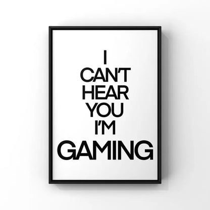 Monochrome Gamer Collection - Canvas & Curio
