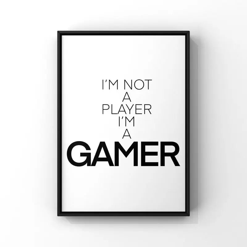 Monochrome Gamer Collection - Canvas & Curio