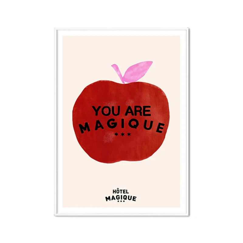 Pink Heart & Alphabet Art Collection II - Canvas & Curio