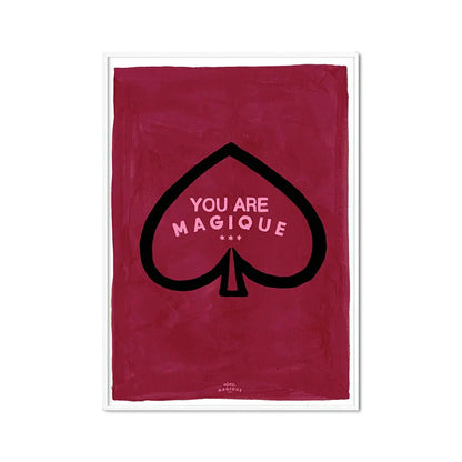 Pink Heart & Alphabet Art Collection - Canvas & Curio