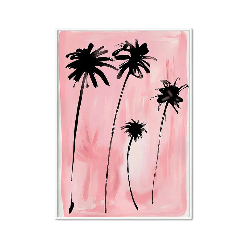 Pink Heart & Alphabet Art Collection - Canvas & Curio