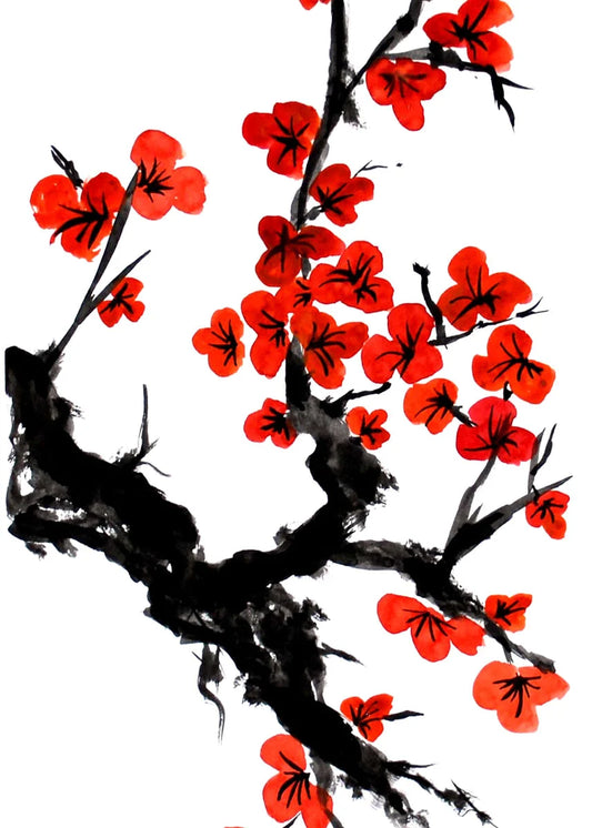 Plum Blossom Collection II - Canvas & Curio Canvas & Curio