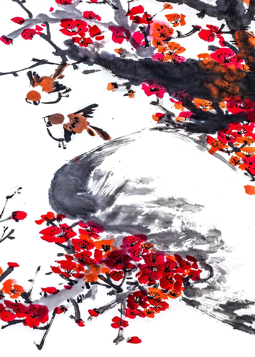 Plum Blossom Collection II - Canvas & Curio