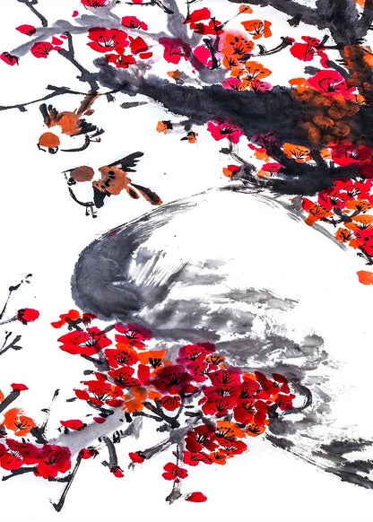 Plum Blossom Collection II - Canvas & Curio