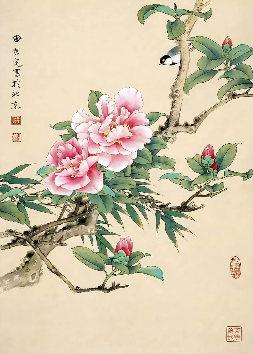 Plum Blossom Collection II - Canvas & Curio
