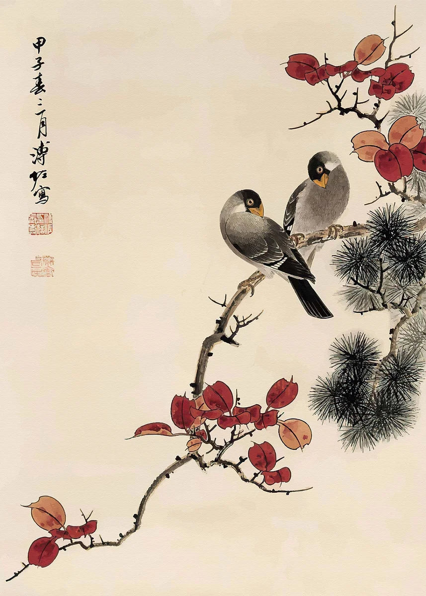 Plum Blossom Collection II - Canvas & Curio