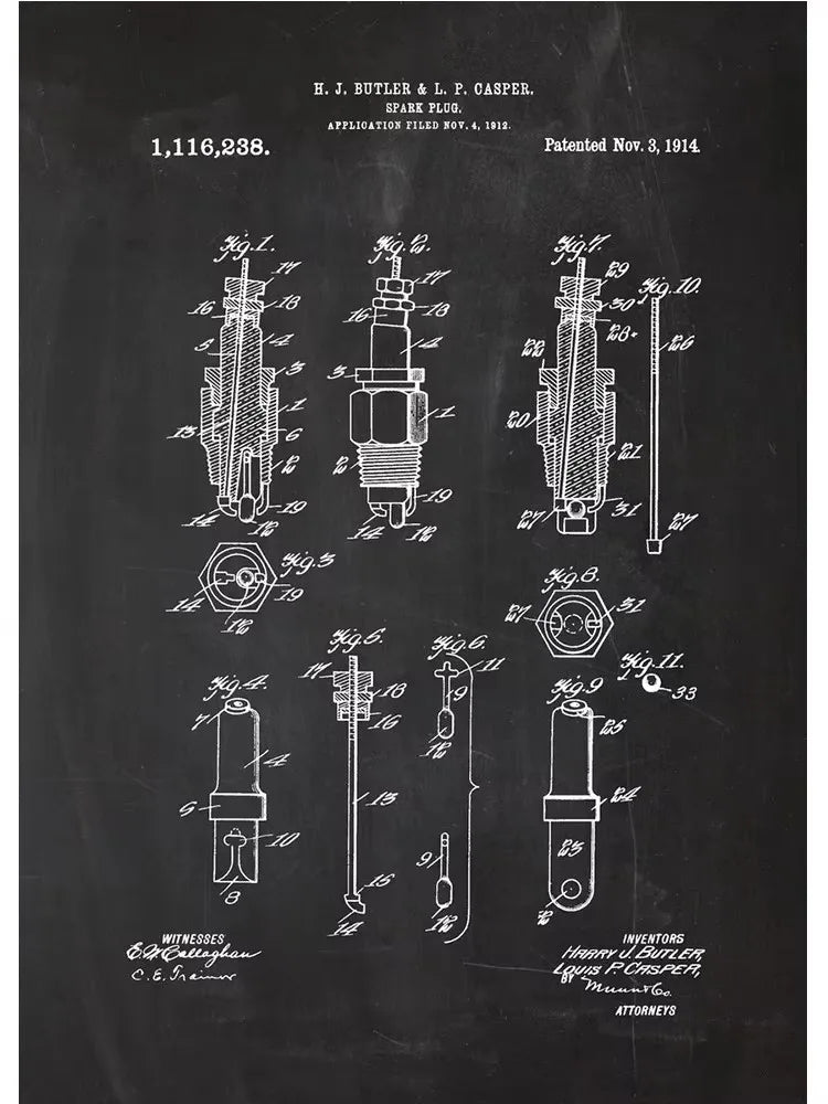 Engine Blueprint Collection - Canvas & Curio